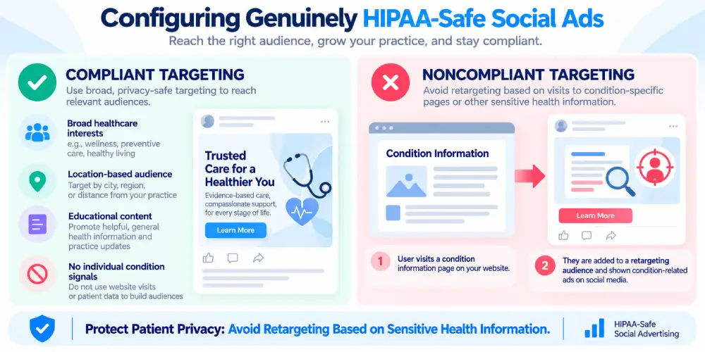 HIPAA-Safe Social Ads Comparison