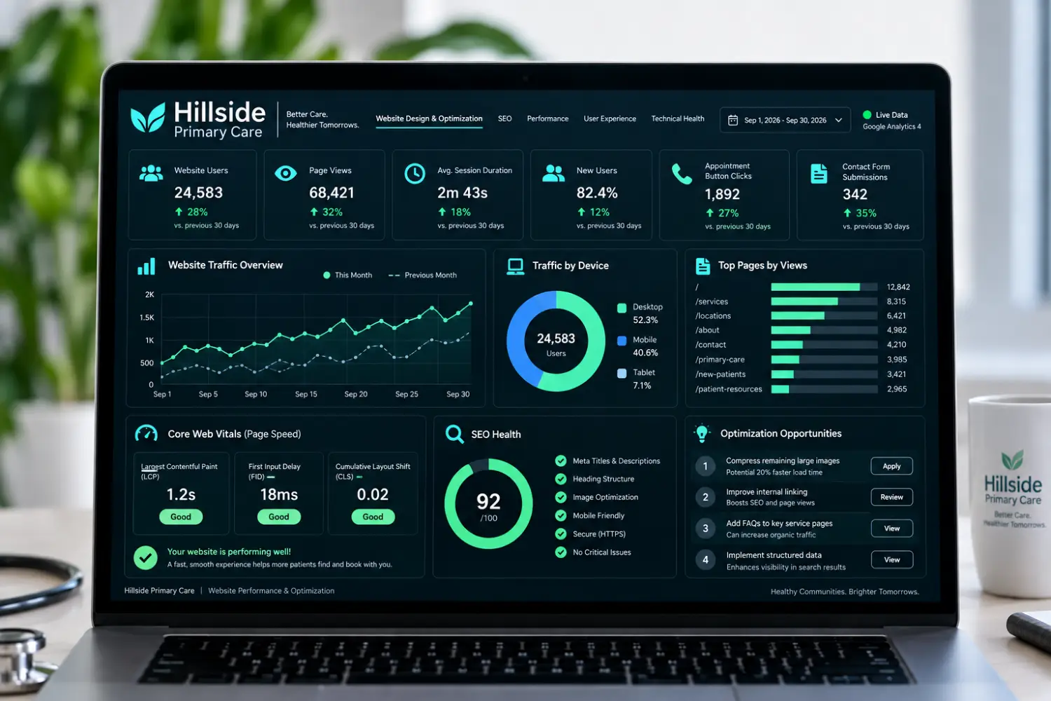 Website Design & Optimization