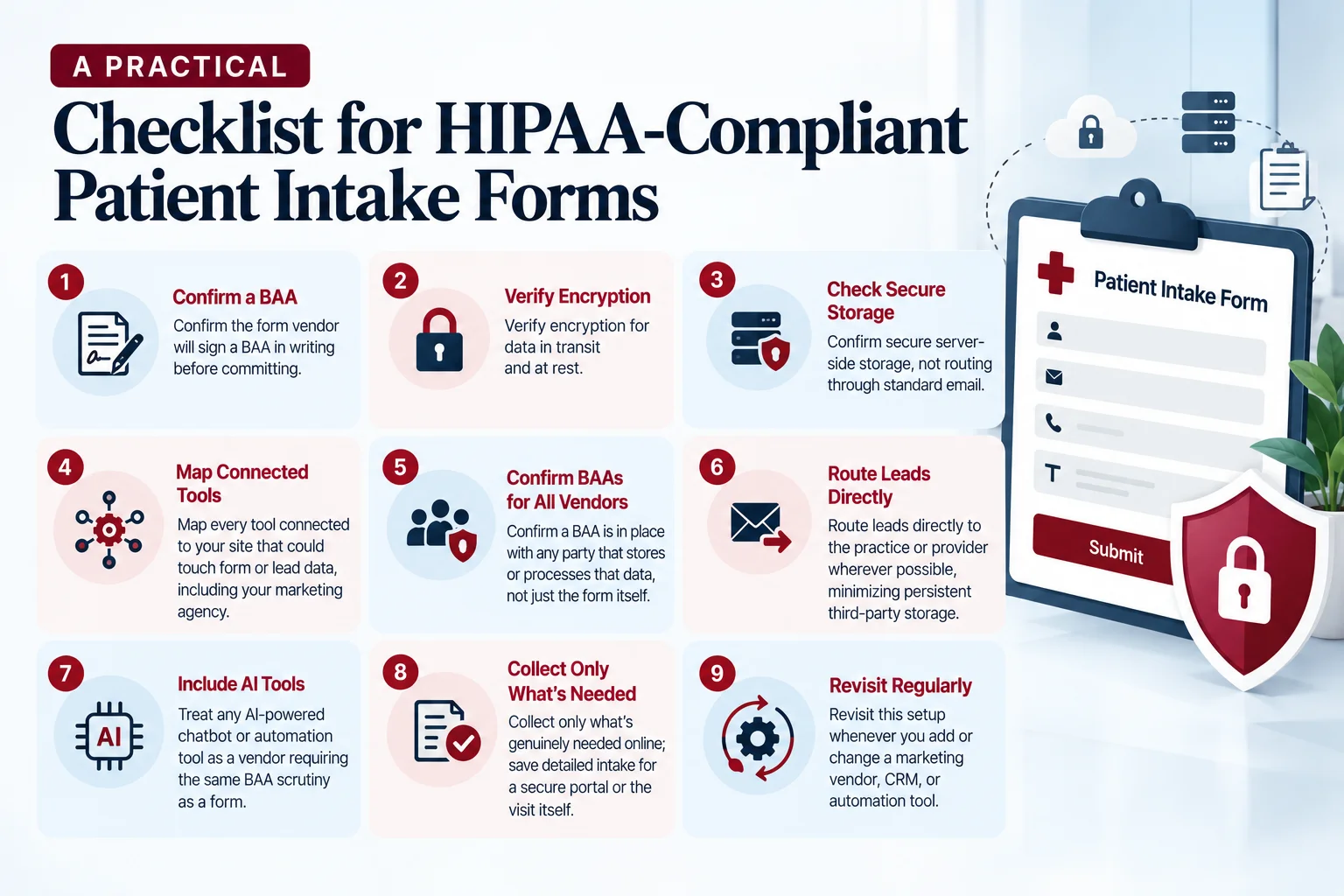HIPAA-Compliant Patient Intake Checklist